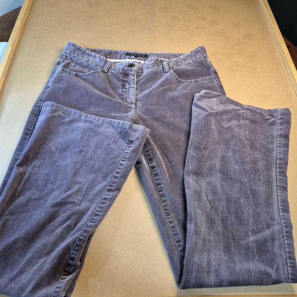 Theory Corduroy Pants in Dusty Lavender